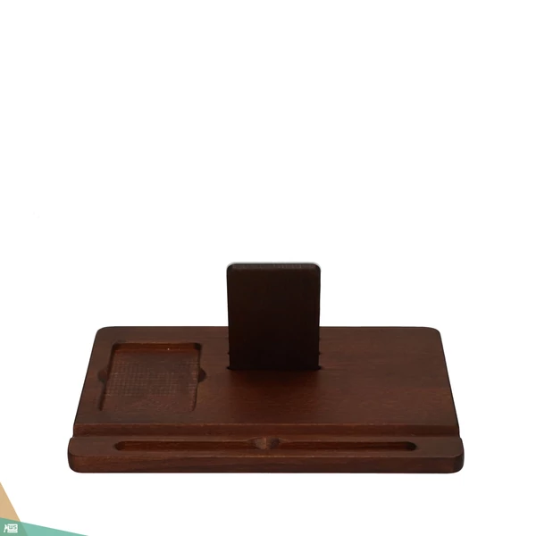 Tablet tartó, barna (bükk)