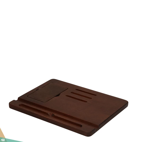 Tablet tartó, barna (bükk)