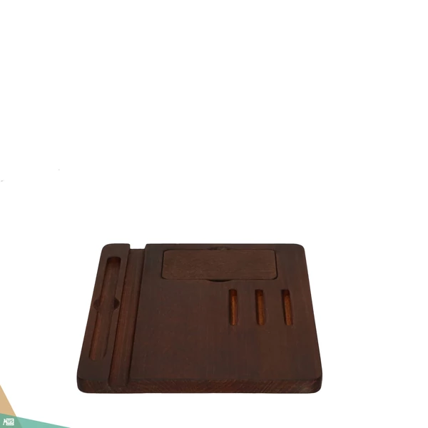 Tablet tartó, barna (bükk)