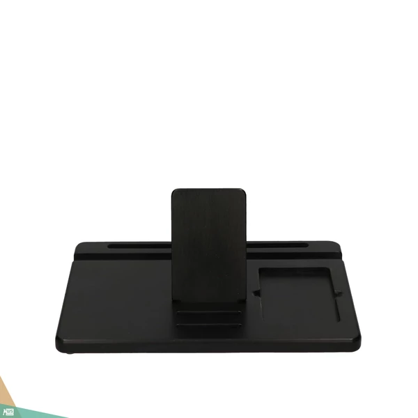 Tablet tartó, fekete (juhar)