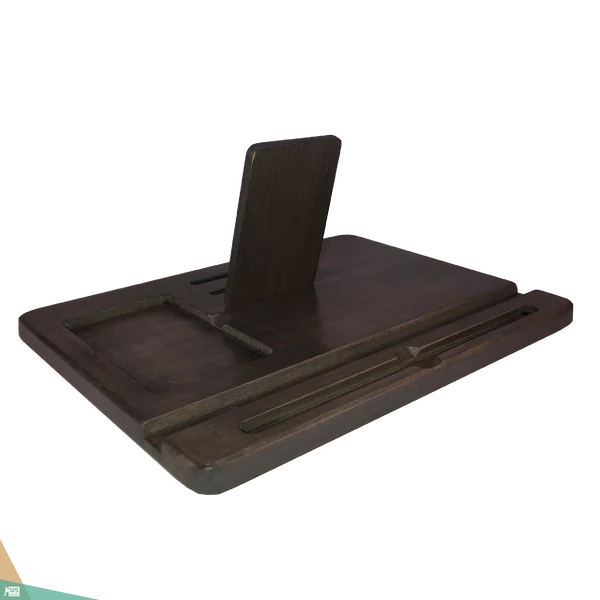Tablet tartó, szürke (juhar)